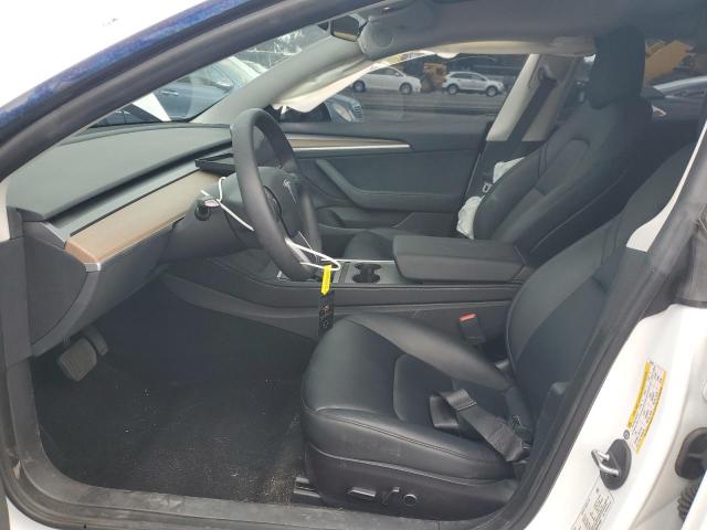 5YJ3E1EB8NF348006 - 2022 TESLA MODEL 3 أبيض صورة 7