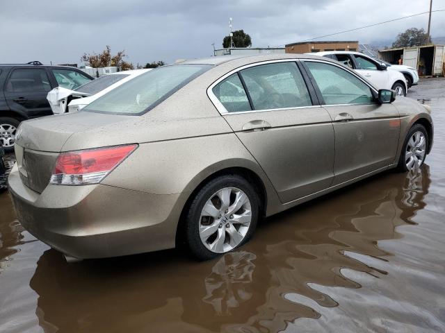 JHMCP26828C065037 - 2008 HONDA ACCORD EXL TAN photo 3