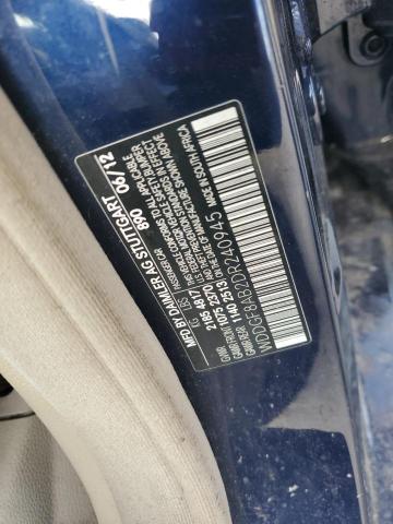 WDDGF8AB2DR240945 - 2013 MERCEDES-BENZ C 300 4MATIC BLUE photo 12