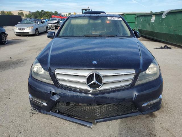 WDDGF8AB2DR240945 - 2013 MERCEDES-BENZ C 300 4MATIC BLUE photo 5