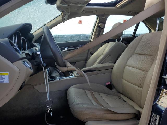 WDDGF8AB2DR240945 - 2013 MERCEDES-BENZ C 300 4MATIC BLUE photo 7