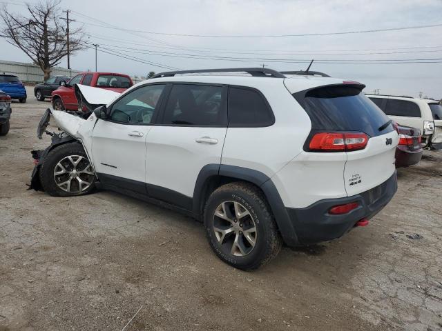 1C4PJMBS0EW161566 - 2014 JEEP CHEROKEE TRAILHAWK WHITE photo 2