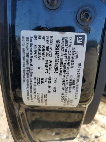 1GCES14P53B102643 - 2003 CHEVROLET SSR 黑色 照片 12