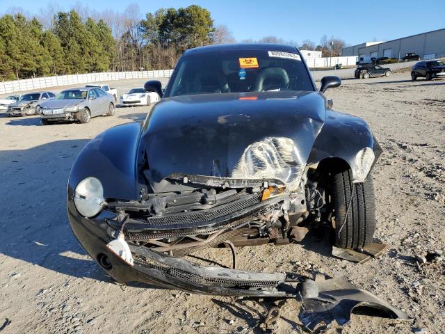 1GCES14P53B102643 - 2003 CHEVROLET SSR BLACK photo 5