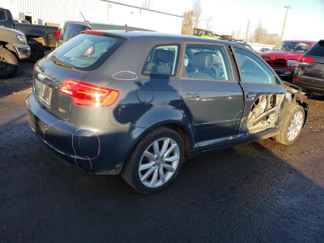 WAUHE78PX9A017987 - 2009 AUDI A3 2.0T GRAY photo 3