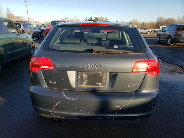 WAUHE78PX9A017987 - 2009 AUDI A3 2.0T GRAY photo 6