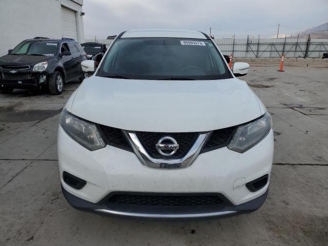 KNMAT2MT5FP566943 - 2015 NISSAN ROGUE S WHITE photo 5