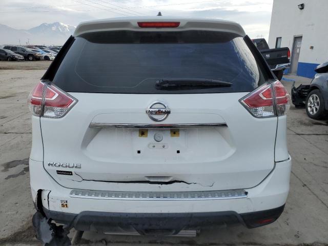 KNMAT2MT5FP566943 - 2015 NISSAN ROGUE S WHITE photo 6