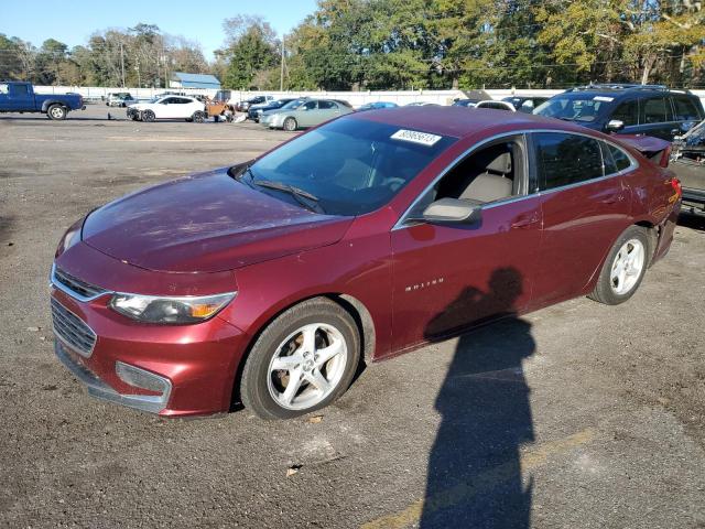 1G1ZB5ST5GF271707 - 2016 CHEVROLET MALIBU LS BURGUNDY photo 1