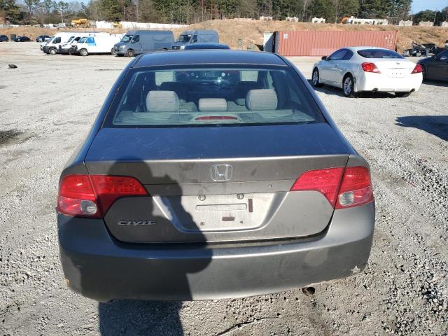 1HGFA16528L103304 - 2008 HONDA CIVIC LX SILVER photo 6