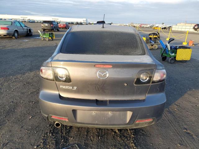 JM1BK32F681777147 - 2008 MAZDA 3 I GRAY photo 6