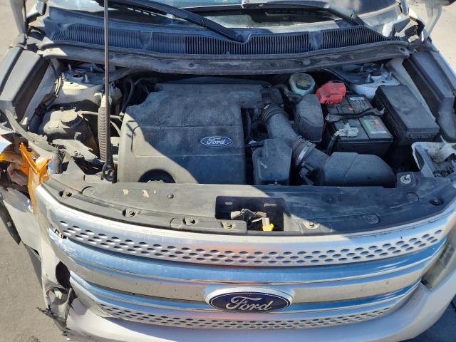 1FM5K8D80DGA30610 - 2013 FORD EXPLORER XLT WHITE photo 12