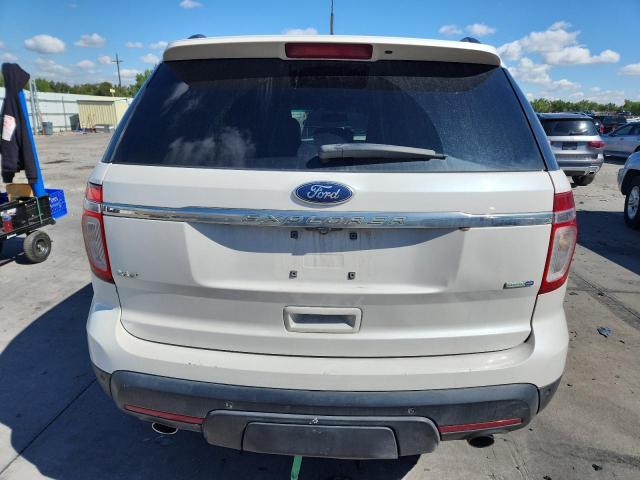 1FM5K8D80DGA30610 - 2013 FORD EXPLORER XLT WHITE photo 6