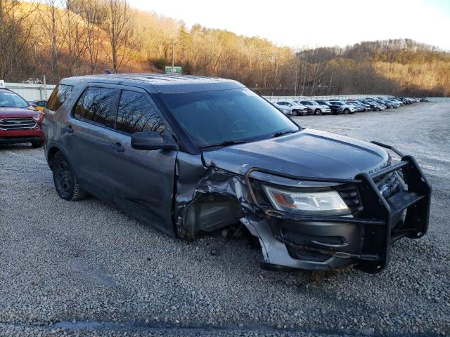 1FM5K8AT3GGB12912 - 2016 FORD EXPLORER POLICE INTERCEPTOR Մոխրագույն լուսանկար 4