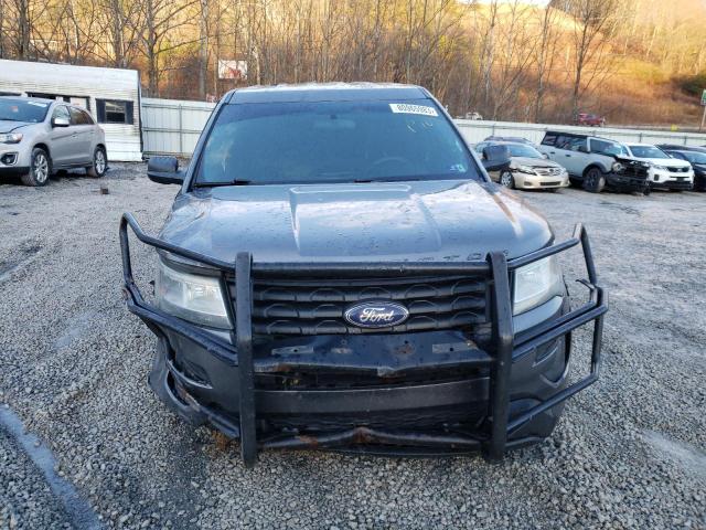 1FM5K8AT3GGB12912 - 2016 FORD EXPLORER POLICE INTERCEPTOR Մոխրագույն լուսանկար 5