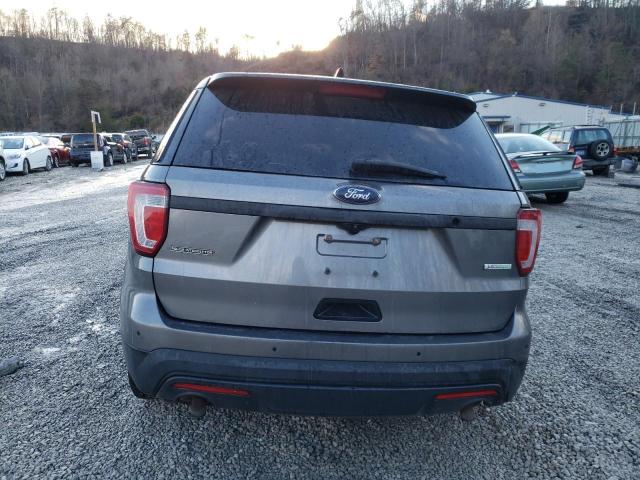 1FM5K8AT3GGB12912 - 2016 FORD EXPLORER POLICE INTERCEPTOR Մոխրագույն լուսանկար 6