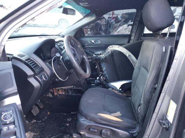 1FM5K8AT3GGB12912 - 2016 FORD EXPLORER POLICE INTERCEPTOR Մոխրագույն լուսանկար 7