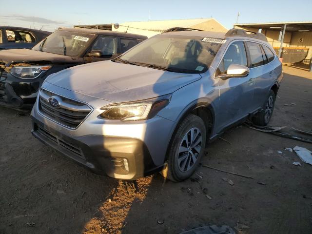 4S4BTACC4L3260797 - 2020 SUBARU OUTBACK PREMIUM SILVER photo 1