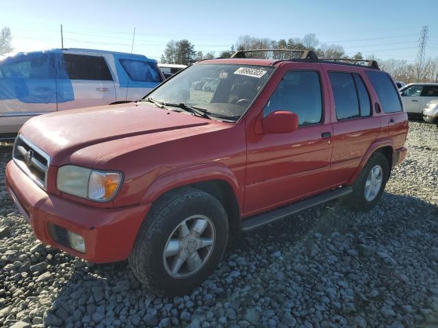 JN8DR07X91W506844 - 2001 NISSAN PATHFINDER LE RED photo 1