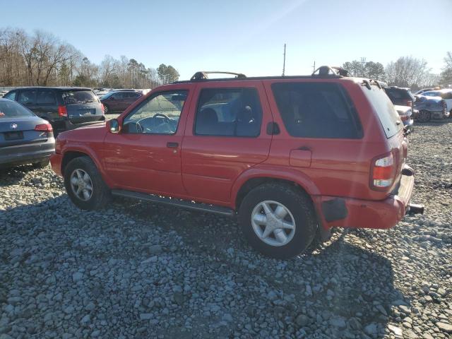 JN8DR07X91W506844 - 2001 NISSAN PATHFINDER LE RED photo 2