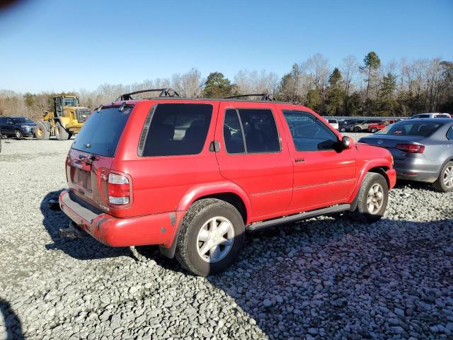 JN8DR07X91W506844 - 2001 NISSAN PATHFINDER LE RED photo 3