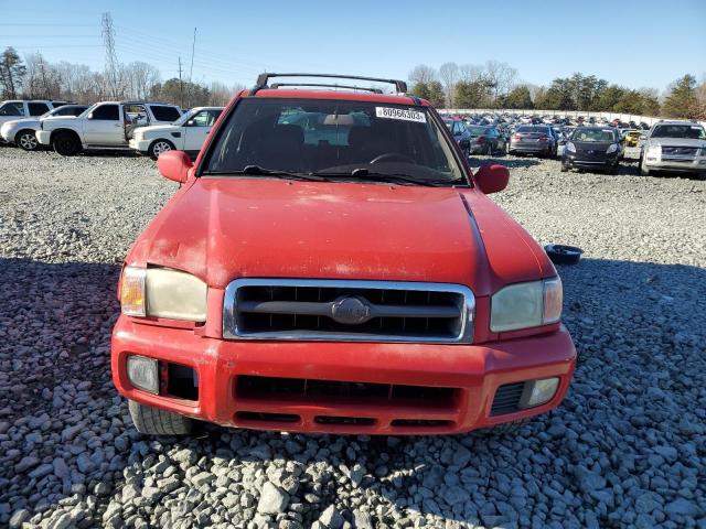 JN8DR07X91W506844 - 2001 NISSAN PATHFINDER LE RED photo 5