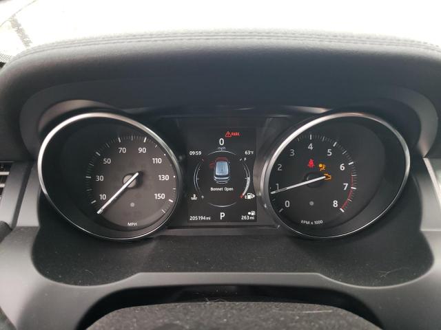 SALVR2BG7GH078474 - 2016 LAND ROVER RANGE ROVE HSE BLACK photo 9