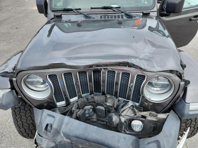 1C4HJXEN1JW283715 - 2018 JEEP WRANGLER U SAHARA Grau Foto 11