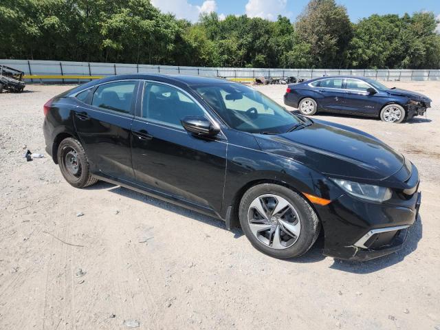19XFC2F61KE012645 - 2019 HONDA CIVIC LX BLACK photo 4