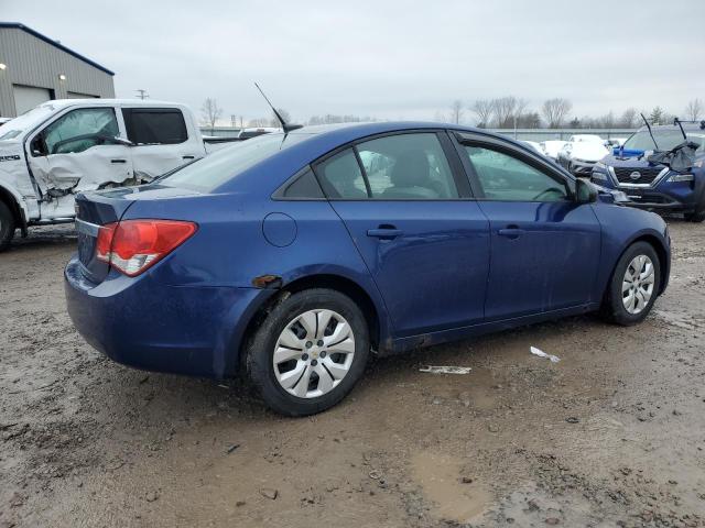 1G1PA5SG7D7284106 - 2013 CHEVROLET CRUZE LS BLUE photo 3