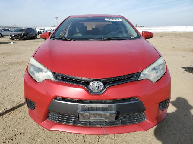 2T1BURHE9GC605782 - 2016 TOYOTA COROLLA L RED photo 5