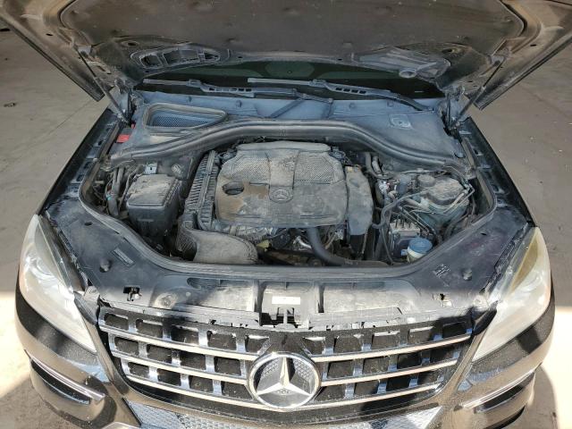 4JGDA5HB6CA020961 - 2012 MERCEDES-BENZ ML 350 4MATIC BLACK photo 12