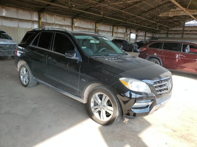 4JGDA5HB6CA020961 - 2012 MERCEDES-BENZ ML 350 4MATIC BLACK photo 4