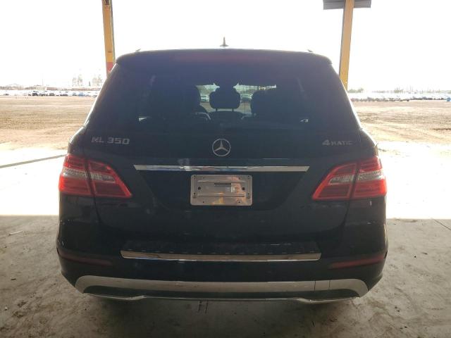 4JGDA5HB6CA020961 - 2012 MERCEDES-BENZ ML 350 4MATIC BLACK photo 6