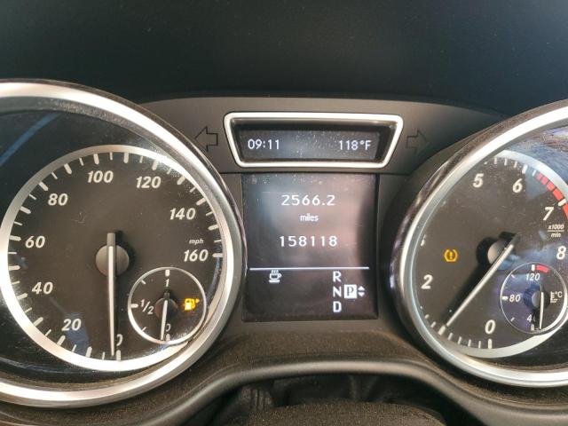 4JGDA5HB6CA020961 - 2012 MERCEDES-BENZ ML 350 4MATIC BLACK photo 9