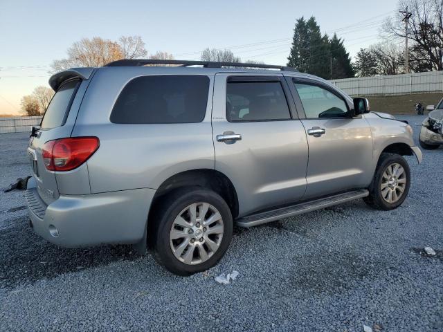 5TDDY5G14DS079620 - 2013 TOYOTA SEQUOIA PLATINUM SILVER photo 3