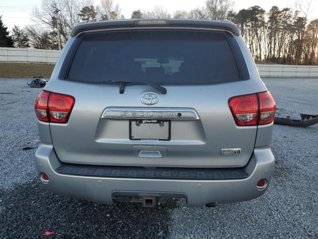 5TDDY5G14DS079620 - 2013 TOYOTA SEQUOIA PLATINUM SILVER photo 6