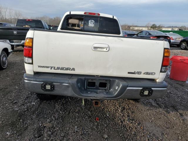 5TBBT48101S205295 - 2001 TOYOTA TUNDRA ACCESS CAB LIMITED WHITE photo 6