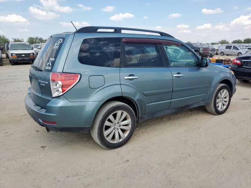 JF2SHAEC6BH732648 - 2011 SUBARU FORESTER LIMITED Turquesa foto 3
