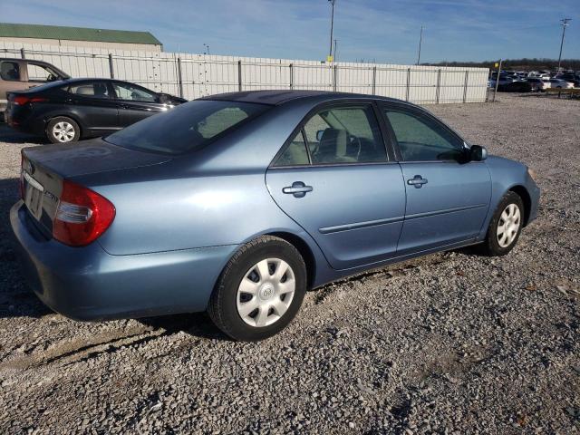 4T1BE32K72U603951 - 2002 TOYOTA CAMRY LE BLUE photo 3