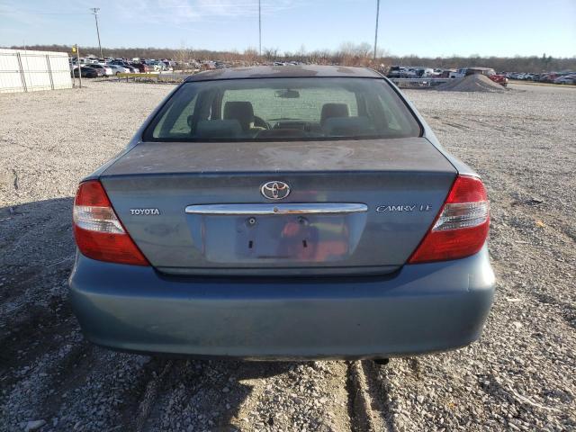 4T1BE32K72U603951 - 2002 TOYOTA CAMRY LE BLUE photo 6