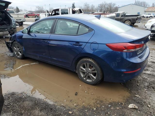 5NPD84LF0HH060618 - 2017 HYUNDAI ELANTRA SE BLUE photo 2