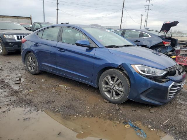 5NPD84LF0HH060618 - 2017 HYUNDAI ELANTRA SE BLUE photo 4