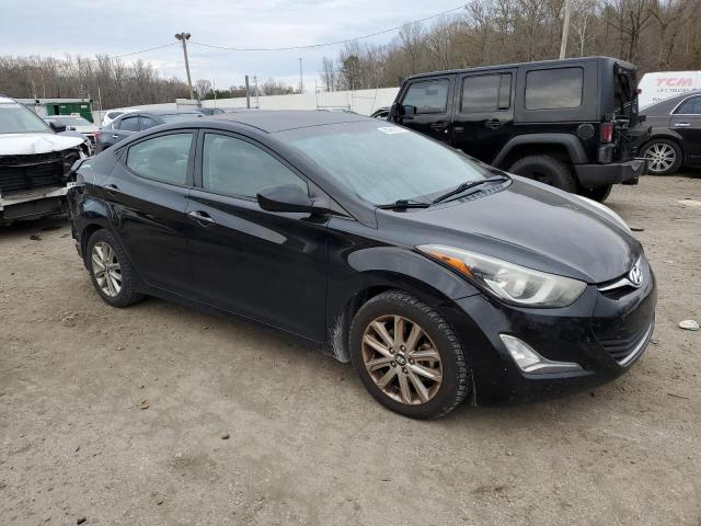 5NPDH4AEXEH539523 - 2014 HYUNDAI ELANTRA SE BLACK photo 4