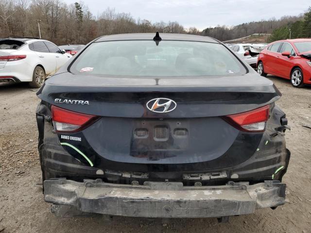 5NPDH4AEXEH539523 - 2014 HYUNDAI ELANTRA SE BLACK photo 6