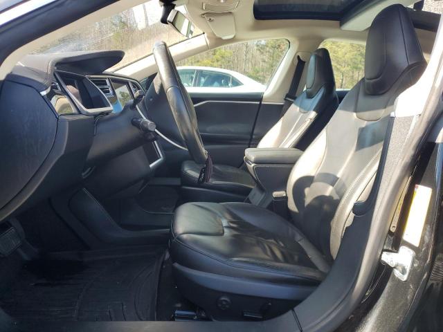 5YJSA1S14EFP28592 - 2014 TESLA MODEL S Սև լուսանկար 7