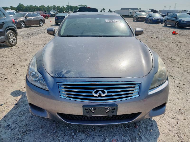 JNKCV64E68M106723 - 2008 INFINITI G37 BASE GRAY photo 5