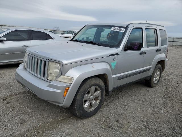 1C4PJMAK2CW167321 - 2012 JEEP LIBERTY SPORT SILVER photo 1