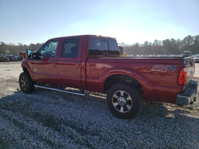 1FT7W2BT6DEB84644 - 2013 FORD F250 SUPER DUTY MAROON photo 2