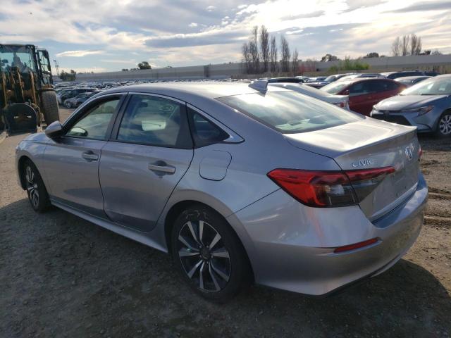 2HGFE1F79NH321903 - 2022 HONDA CIVIC EX SILVER photo 2